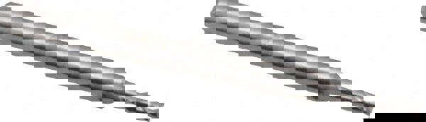 Square End Mill: 1/16'' Dia, 0.189'' LOC, 1-1/2'' OAL, 2 Flutes, Solid Carbide